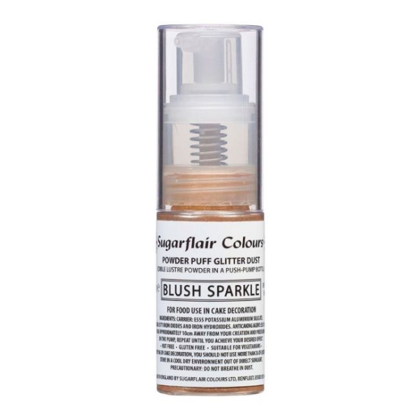 Pump Spray Glitter Dust - Blush Sparkle - E171 Free